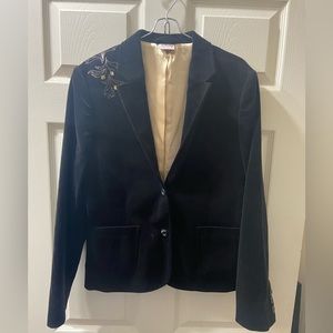 Disney Limited Embroidered Tinkerbell Blazer; Size L